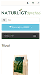 Mobile Screenshot of naturligtdyrefoder.dk